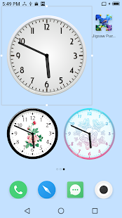 Skin Analog Clock-7 Screenshot