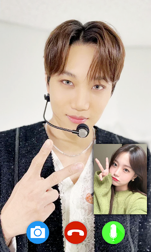 Android application EXO Fake Chat and Video Call screenshort