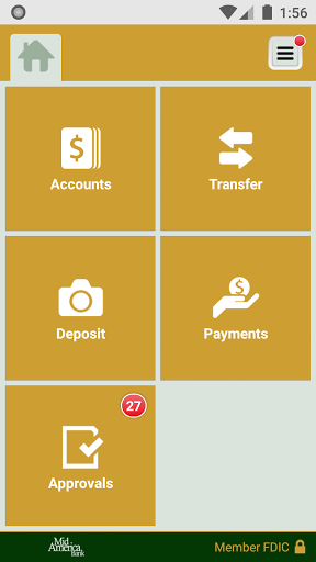 Mid America Bank Business Screen 3