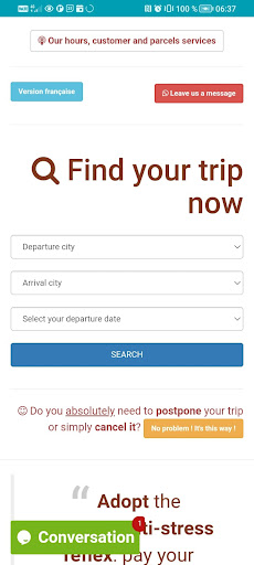 Android application Amour Mezam Express screenshort