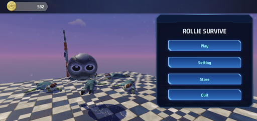 Android application Rollie Survive screenshort