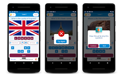 Android application Word Quiz Image Puzzle screenshort