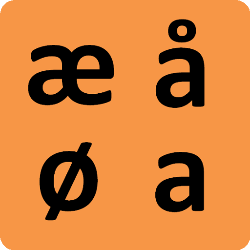 Danish alphabet for old people  Icon