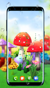 Mushroom Live Wallpaper 3D