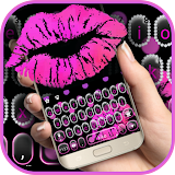 Diamond Sexy Pink Lip Keyboard Theme icon