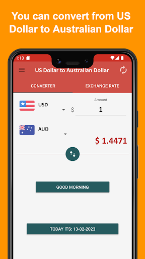 US Dollar to Australian Dollar Screen 2