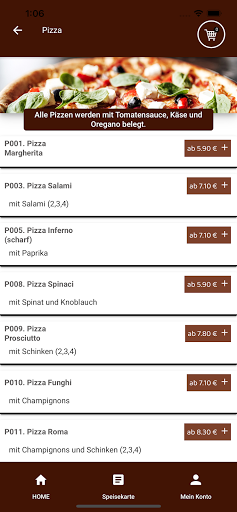Pizzeria Primavera Screen 3
