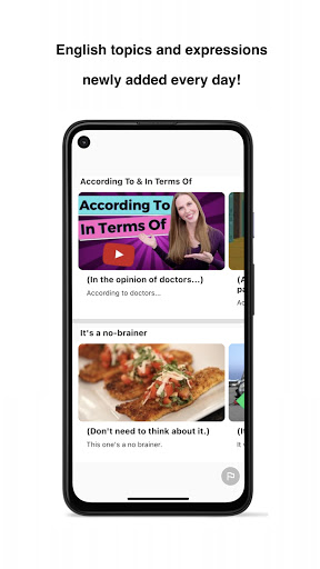 Android application Up Hi: Learn English Free from screenshort