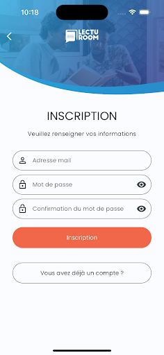 Android application Lecturoom screenshort