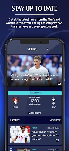 Official Spurs + Stadium Appのおすすめ画像3