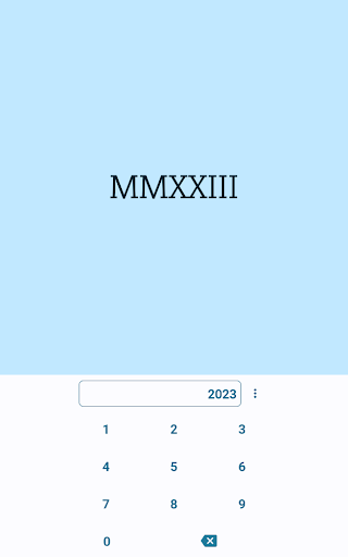 Roman Numerals Converter Screen 3