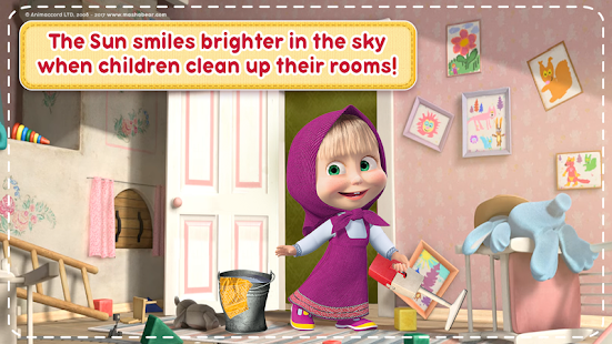 Masha and the Bear: House Cleaning Games for Girls  Screenshots 3