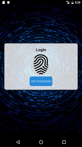 Android application Password Holder screenshort