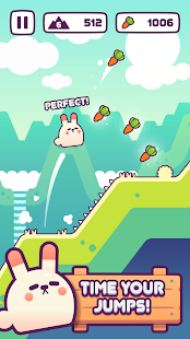 Fat Bunny: Endless Hopper Screenshot