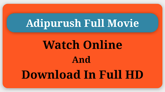 Adipurush Full Movie HD