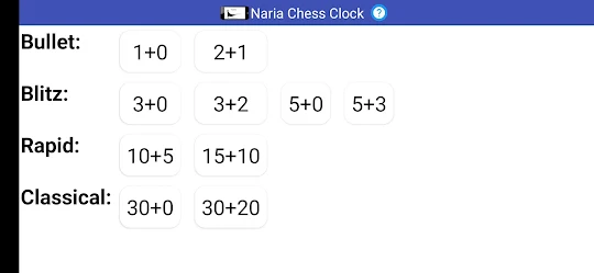 Naria Chess Clock