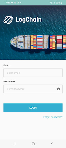Android application Logchain screenshort