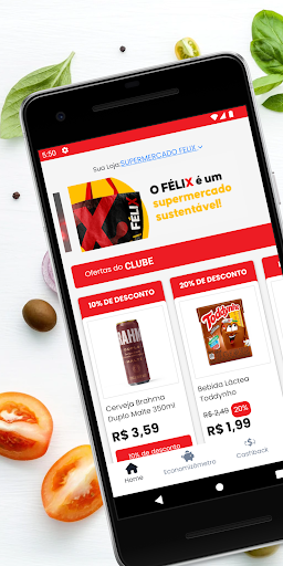 Android application Clube X screenshort