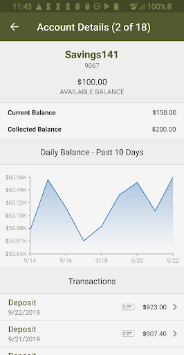 Mission Bank Treasury Mgmt Screen 2