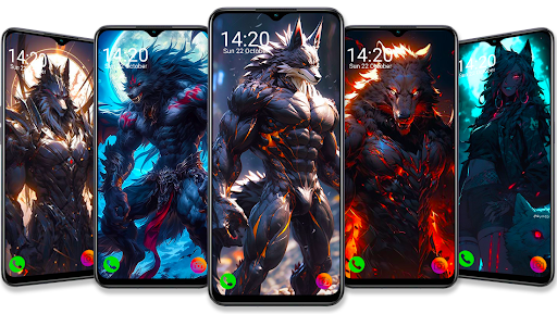 Android application Werewolf wallpaper screenshort
