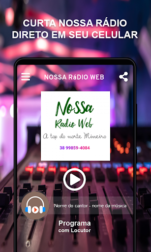 Android application Nossa rádio web screenshort