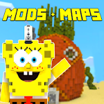 Cover Image of ダウンロード MinecraftPEのビキニボトムマップとMod 1.012 APK