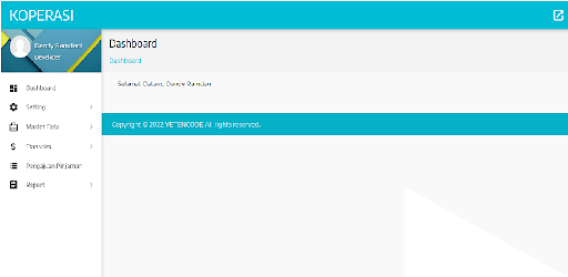 Android application Koperasi Faedah Bunikasih screenshort