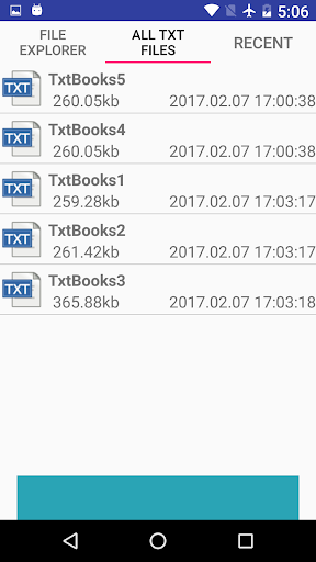 TTS txt reader Screen 2