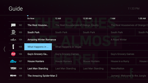 Screenshot of United Fiber TV