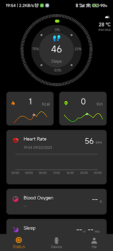 Android application SwissFit screenshort