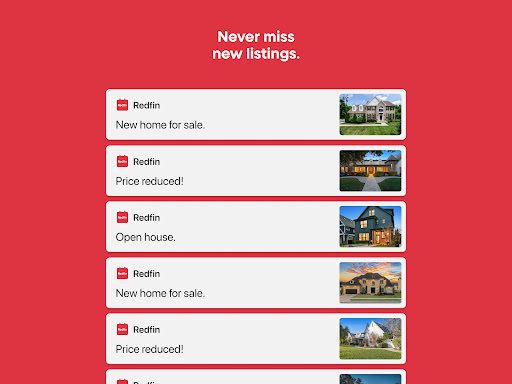 Screenshot of Redfin: Buy, Sell & Rent Homes