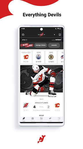 Android application NJ Devils + Prudential Center screenshort