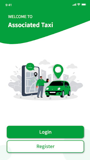 Android application Associated Taxis screenshort