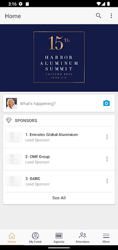 Android application HARBOR Summit screenshort