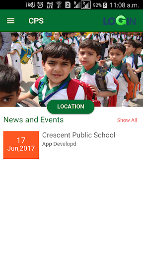 Android application Crescent Public School SGR screenshort