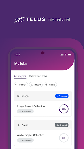 Android application TELUS International AI screenshort