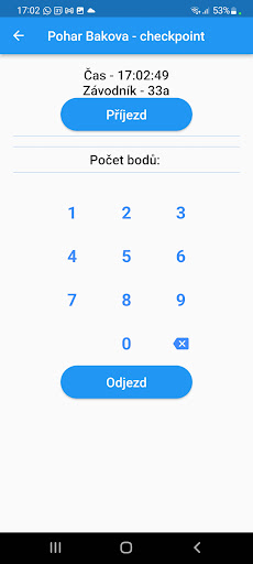 Android application Pohár Bakova Qr screenshort