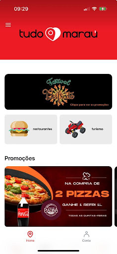 Android application Tudo Maraú screenshort