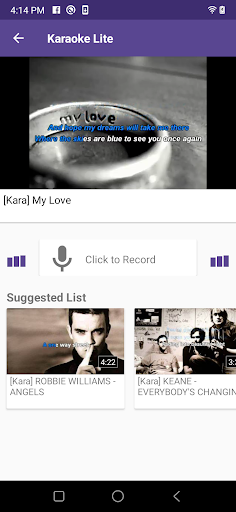 Karaoke Lite: Sing & Record Screenshot 3 - AppWisp.com