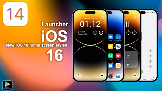 Captura 2 iPhone 14 Launcher iOS 16 2023 android