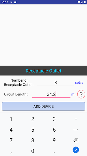 Electrical Plan Estimate FULL Screen 2