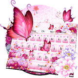 Flower Butterfly Keyboard Theme icon