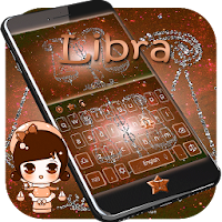Libra Zodiac keyboard Theme