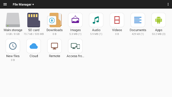 File Manager Captura de tela