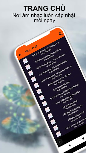 Android application Nhạc Phật Đời Là Huyễn Mộng screenshort