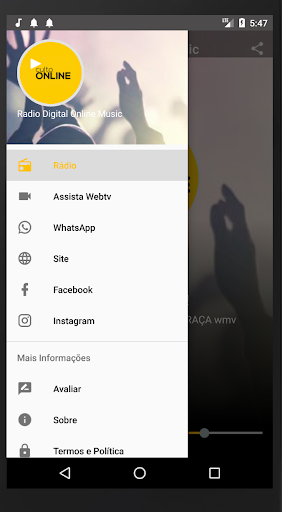 Radio Digital Online Music Screen 3