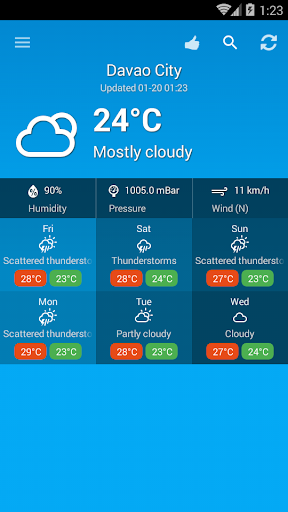 フィリピンの天気 Google Play のアプリ