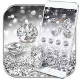 Silver Diamond glitter Theme Wallpaper icon