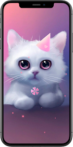 Screenshot 7 Fondos Gato Kawaii android