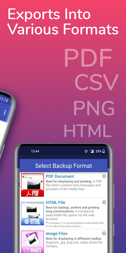 SMS Backup, Print & Restore Screen 3